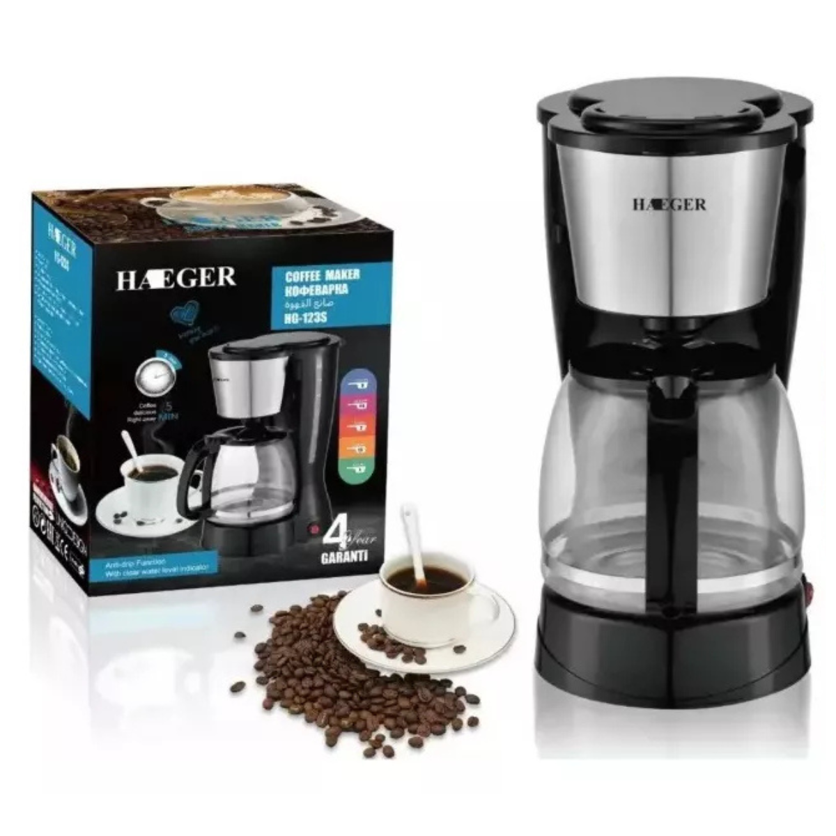 Cafetera Multifuncional Automática de 8